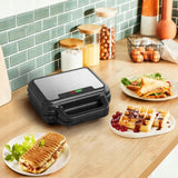 Gofrownica do Kanapek Panini Gofrów Opiekacz Grill Kompaktowy 700 W