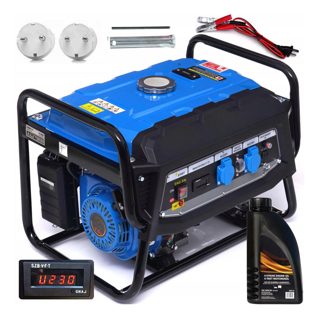 Agregat Benzynowy Jednofazowy 3500W Generator Prądu + GRATIS
