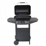 Kompaktowy Grill Gazowy Dwupalnikowy Stalowy 5,5 kW Trwały Przenośny