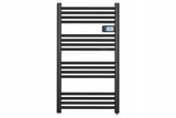 Grzejnik Łazienkowy Aluminium Drabinka Elektryczny Programator Czarny 500 W