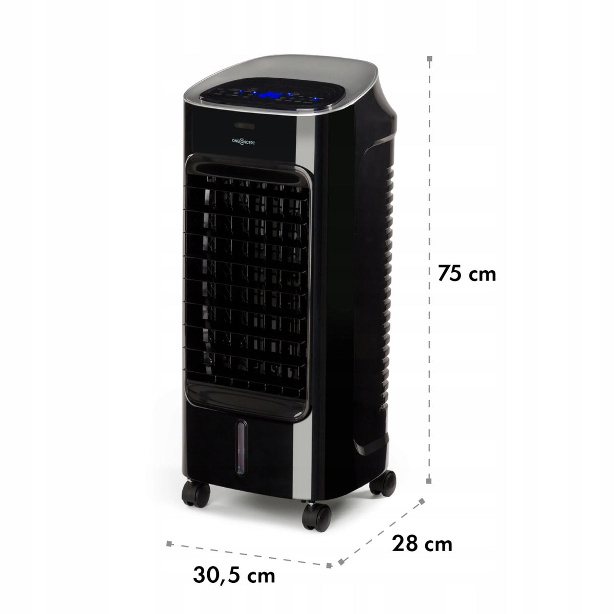Wentylator Klimatyzator Nawilżacz Jonizator OneConcept 10032346 65W Pilot