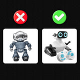 Robot Interaktywny Zdalnie Sterowany + Pilot Prezent dla Dzieci Dźwięk LED