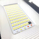 MOCNA LAMPA SOLARNA DIOD LED ŚCIENNA ULICZNA PILOT IP65 7000K COB OGRÓD1szt