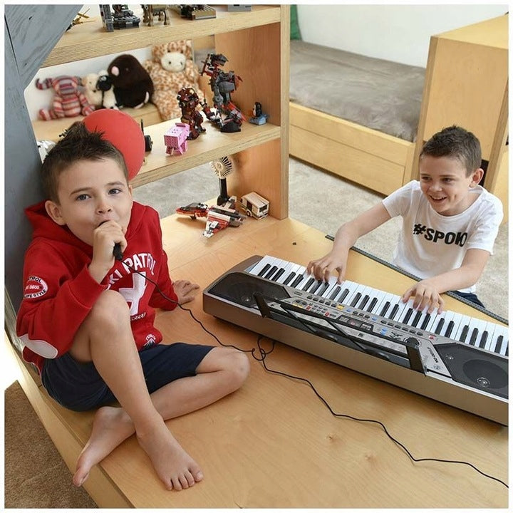 KEYBOARD Prezent Dla Dzieci Organy Pianino Klawisze + Mikrofon + RADIO!