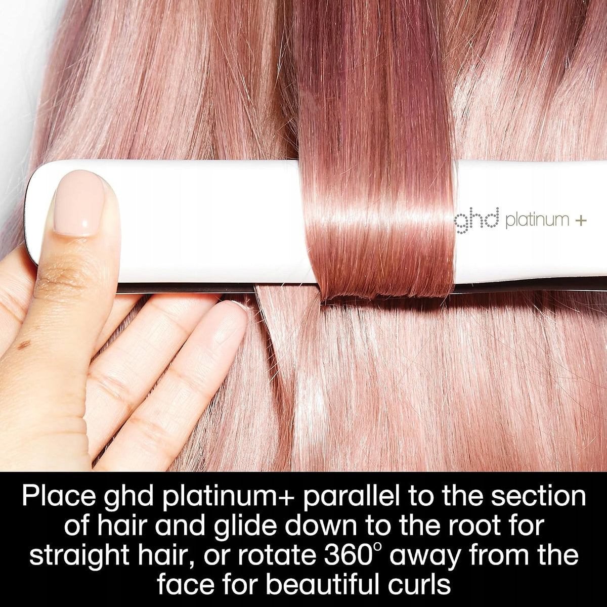 Prostownica GHD Platinum+ Biała Profesjonalna Maksymalnie 185 °C Kabel 2,7m