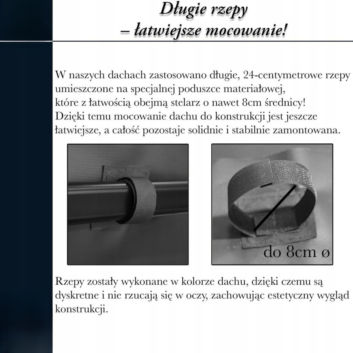 Dach Pawilon 4x3m Poszycie Wodoodporny M5 Antracyt z Kominem do Cyrkulacji