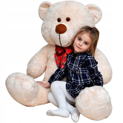 DUŻY PLUSZOWY MIŚ GIGANT MASKOTKA PREZENT DLA DZIECKA 140 cm NA ŚWIĘTA