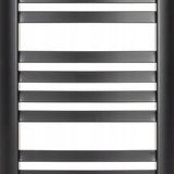 Grzejnik Drabinka Łazienkowy Dekoracyjny Wodny Mat 57x115 cm 556W Czarny