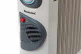 Grzejnik Olejowy 11 Żeberkowy 4000W Turbo Termostat Timer Nadmuch Kaloryfer