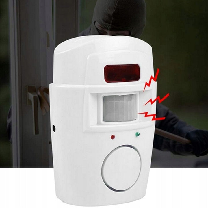 ALARM BEZPRZEWODOWY CZUJNIK RUCHU 105dB + 2 PILOTY