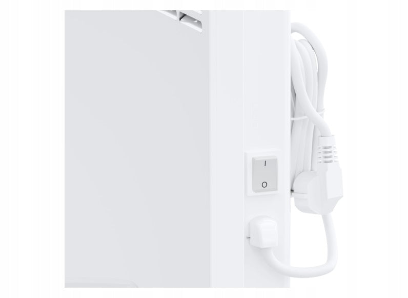 Grzejnik Energooszczędny Elektryczny Konwektorowy Płaski Moc 750 W Biały