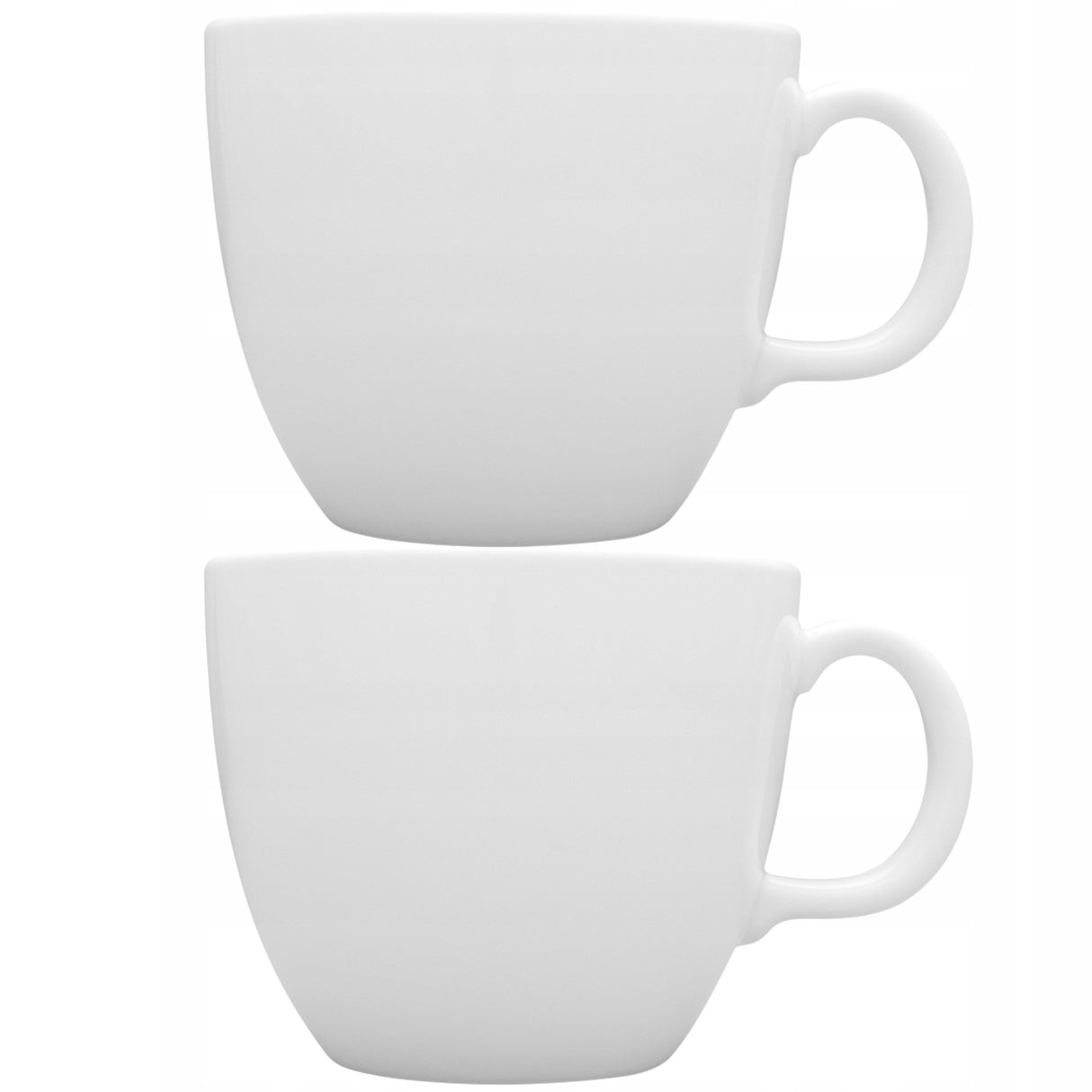 Kubek Porcelanowy 1L Biały Duży do Zupy Herbaty Kawy 2szt JUMBO