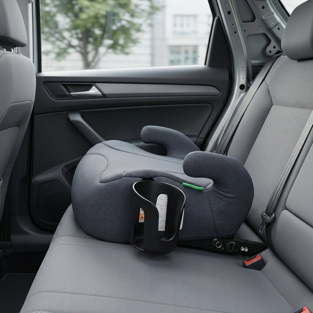Fotelik Samochodowy Podstawka ISOFIX i-Size 125-150 cm Grafit Dla Dziecka