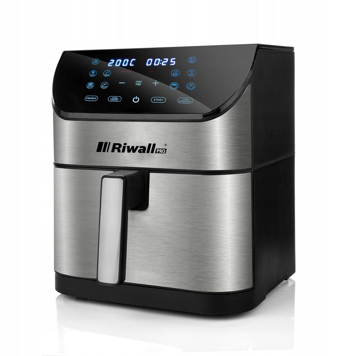Frytkownica Beztłuszczowa 10 Programów Frytownica 1800W 8L Poj. Riwall