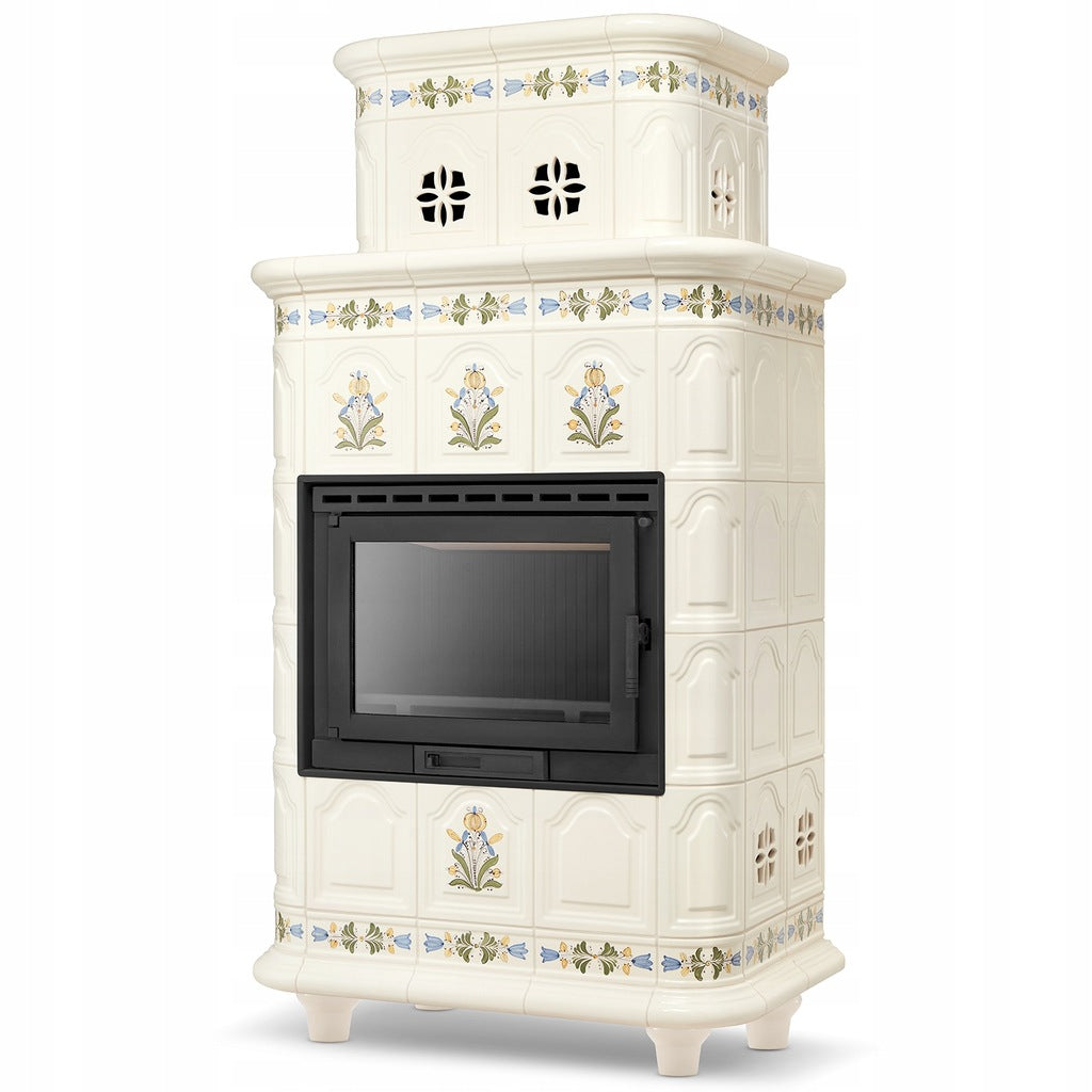 Piecyk Kominek Kaflowy Obudowa Kominkowa 13 kW Ceramiczny Koza