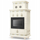 Piecyk Kominek Kaflowy Obudowa Kominkowa 13 kW Ceramiczny Koza
