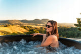 Basen z Hydromasażem Dmuchany Podgrzewana Woda WiFi 6 Osobowy Relaks Spa