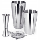 Zestaw barmański do drinków Shaker Tin-Tin Jigger POVES