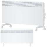 Grzejnik Energooszczędny Elektryczny Konwektorowy Płaski Moc 750 W Biały