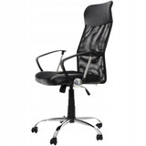 BIUROWY FOTEL OBROTOWY REGULOWANY KRZESŁO DO BIURA PRACY TILT ERGONOMICZNY