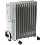 Grzejink Elektryczny Olejowy Termostat Żeberkowy Olejak 2500 W 11 Żeberek