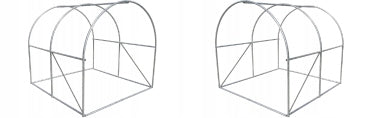 STELAŻ ZAMIENNY Do Tunel Foliowy Foliak Ocynkowany [4m²] 2x2x2 19mm