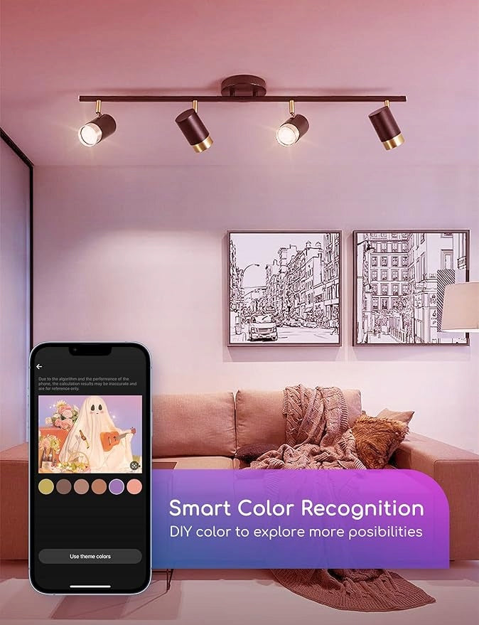 Smart Żarówki LED Alexa Google Aigostar GU10 WiFi RGB CCT 6 szt. 6,5W