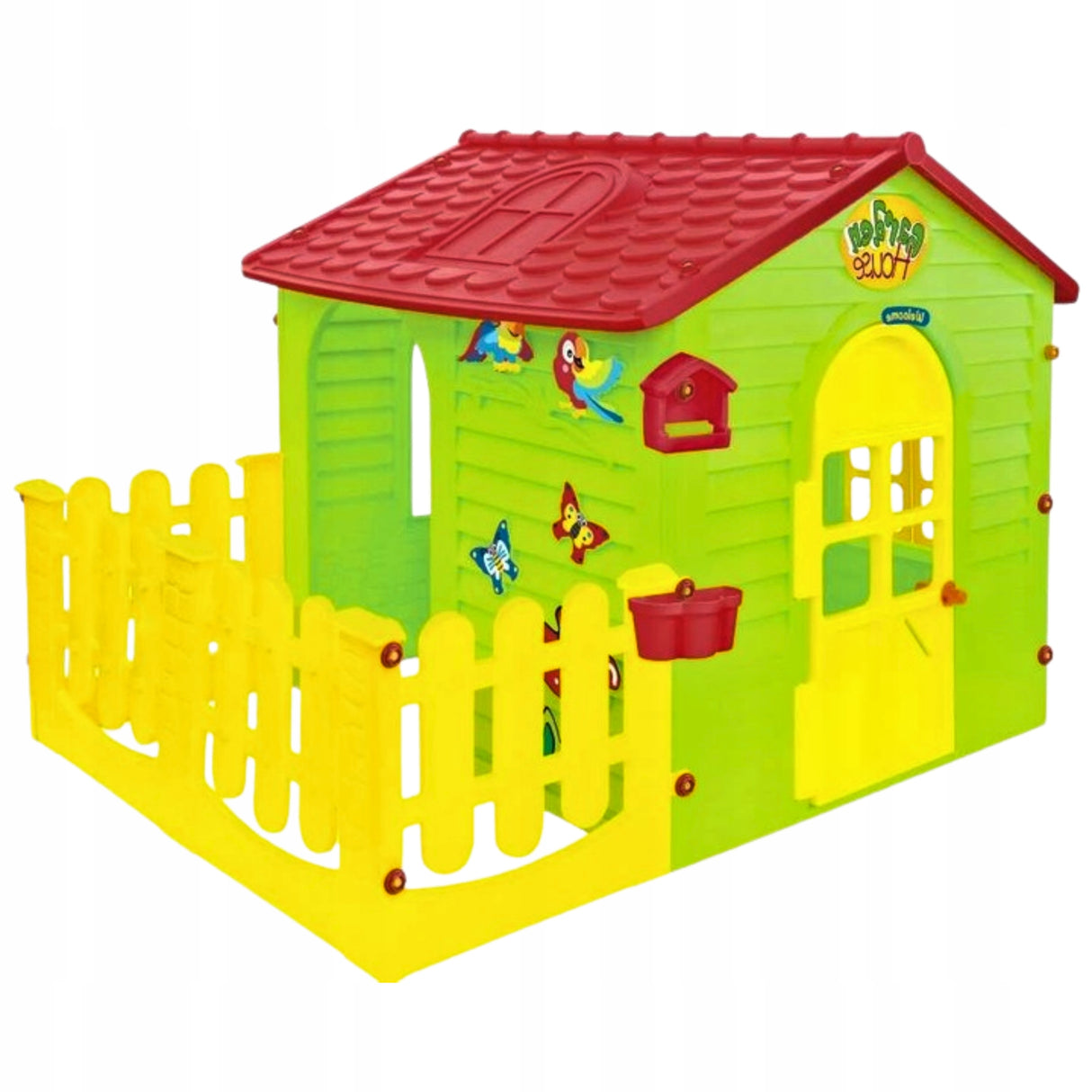 Domek dla dzieci z tarasem Mochtoys Plastikowy 12 m POVES