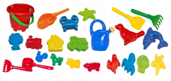 Duża Piaskownica Plastikowa Rozkładana Niebieska+ Plandeka + GRATIS Zabawki