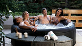 Basen z Hydromasażem Ogrodowe Pojemne Dmuchane SPA 6 osob. 930 L okrągłe