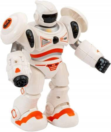 Robot Chodzący dla Dziecka Przedszkolaka Dzieci Pomarańczowy Zabawka