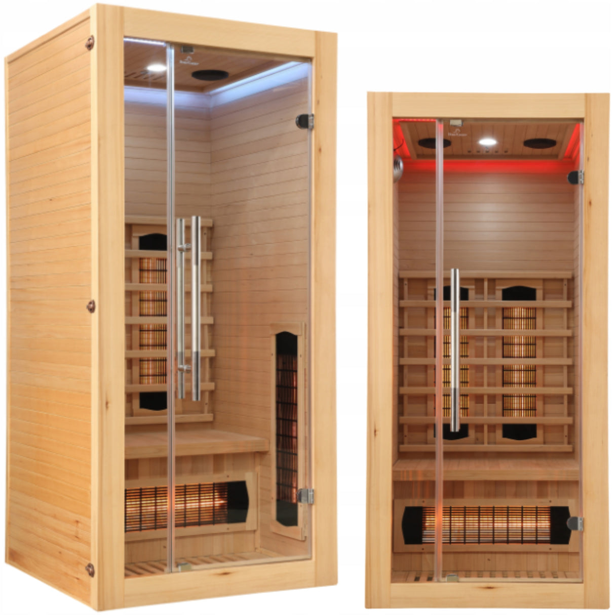 Sauna Jednoosobowa Infrared Naturalna na 1 Osobę Domowe Spa Aurora Heat