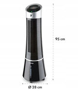 Klimator Klarstein Skyscraper Ice Czarny 4w1 Wentylator Oczyszczacz