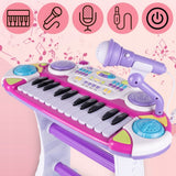 Pianino Keyboard Duży Organy Krzesełko Nagrywanie 24 Klawisze dla Dzieci