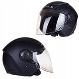 Kask Motocyklowy Otwarty LS2 AIRFLOW II Kask Solid Black Mat XXXL
