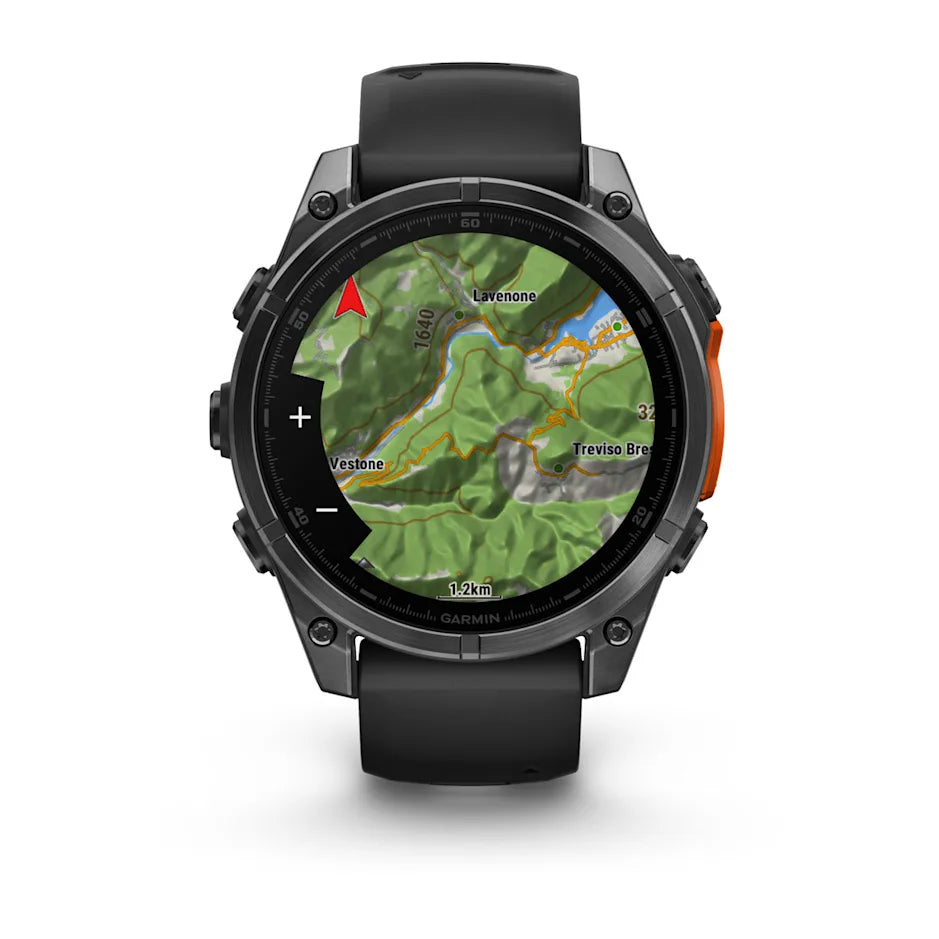 Smartwatch Garmin Fenix 8 47mm AMOLED Czarny Stainless Steel Multisportowy