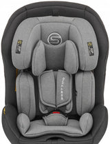 Fotelik Samochodowy Black-Grey 40-150cm 0-36 KG POVES Podstawka dla Dziecka