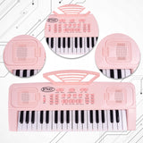 Keyboard Organy Pianinko Elektroniczne Mikrofon dla Dzieci 37 Klawiszy