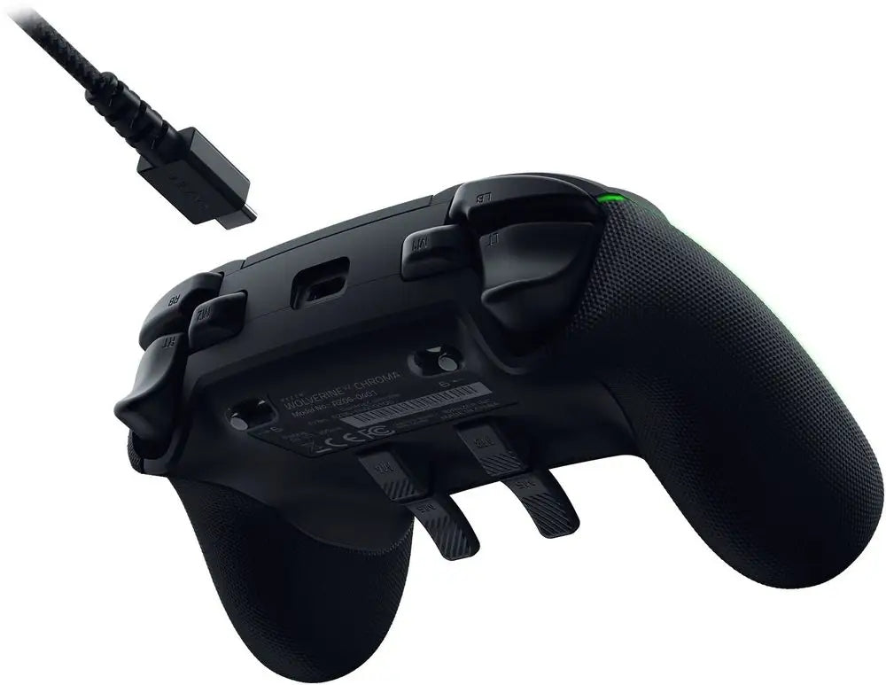 Pad Przewodowy Gamingowy Razer Wolverine V2 Chroma Black Czarny Wygodny