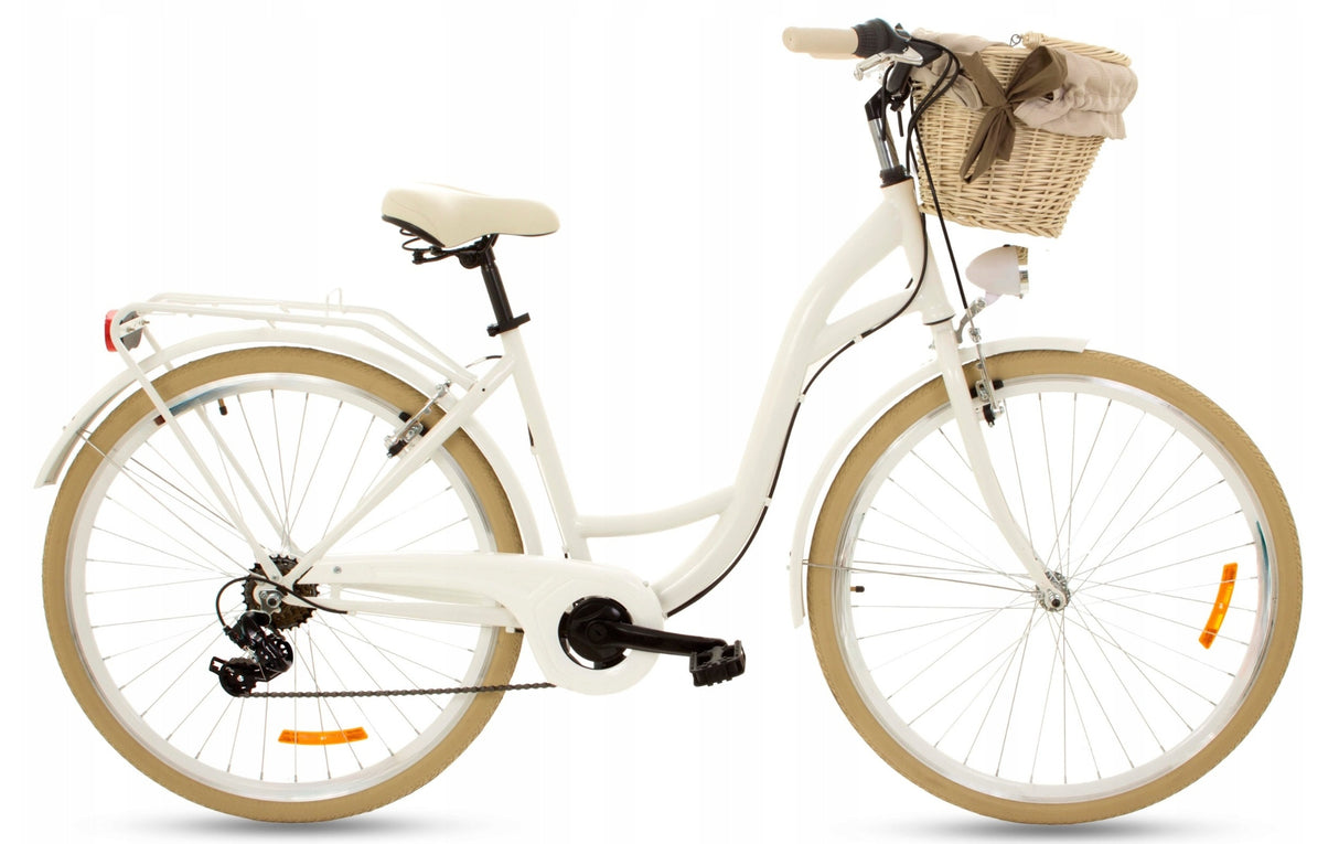 Rower Miejski Damski Lekki Damka SHIMANO 7 WARIANTY Koło 28" Cali