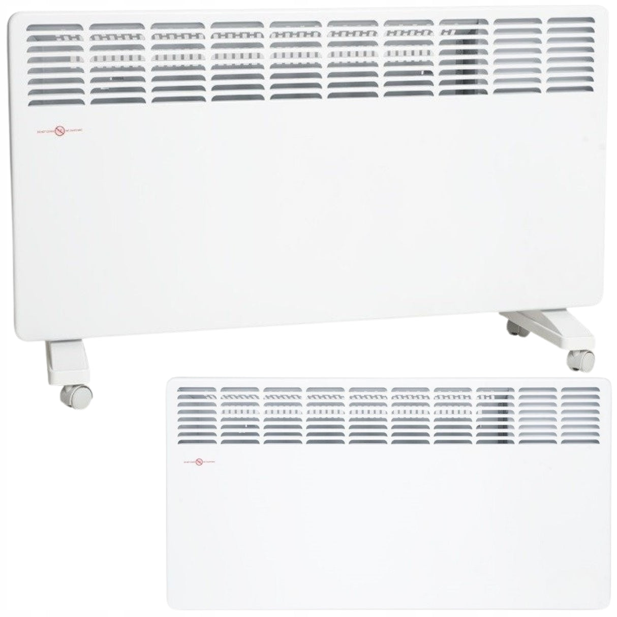 Grzejnik Konwektorowy Elektryczny z Termostatem WiFi Biały 1000 W Dotykowy