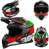 Kask XS Cross Enduro Homologacja ECE Lekki MTB ATV na Quad Hulajnogę