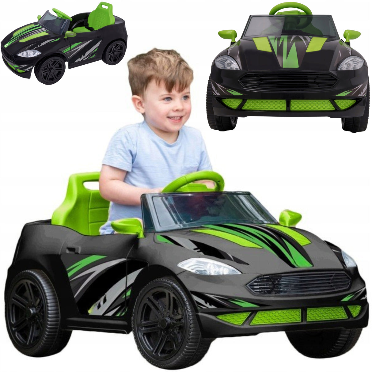 Autko na Akumulator Kabriolet dla Dzieci Samochód Cabrio Światła Dźwięk