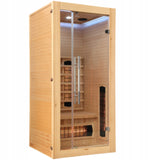 Sauna Jednoosobowa Infrared Naturalna na 1 Osobę Domowe Spa Aurora Heat