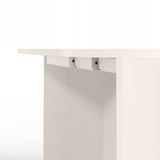 Stół Rozkładany Owalny Dwa Wkłady Powiększające Blat 140-200 x 90cm Kaszmir