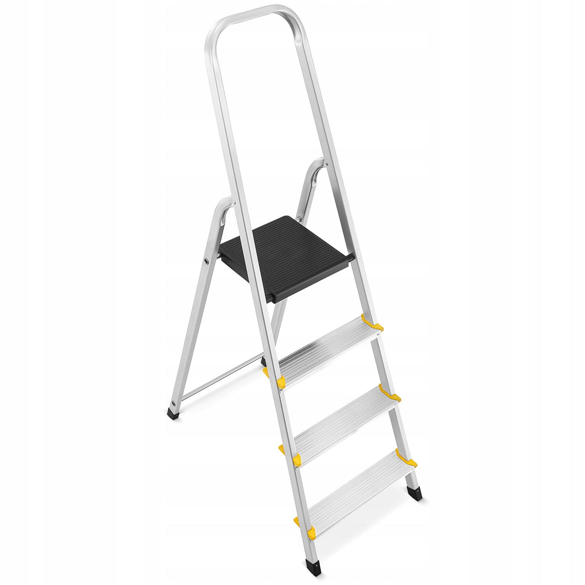 Drabina Jednostronna Domowa Profesjonalna Aluminiowa 4 Stopnie 150kg MAX