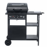 Grill Gazowy Reduktor i Wąż w Zestawie Activa Czarny 2-Palnikowy 5,4 kW