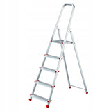 Drabina aluminiowa domowa 5 stopni hak GRATIS produkt POLSKI 2,97 m POVES