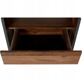 Stolik Kawowy Noah Składany 110-150x70 cm Brązowy Powłoka Melaminowa 45 KG