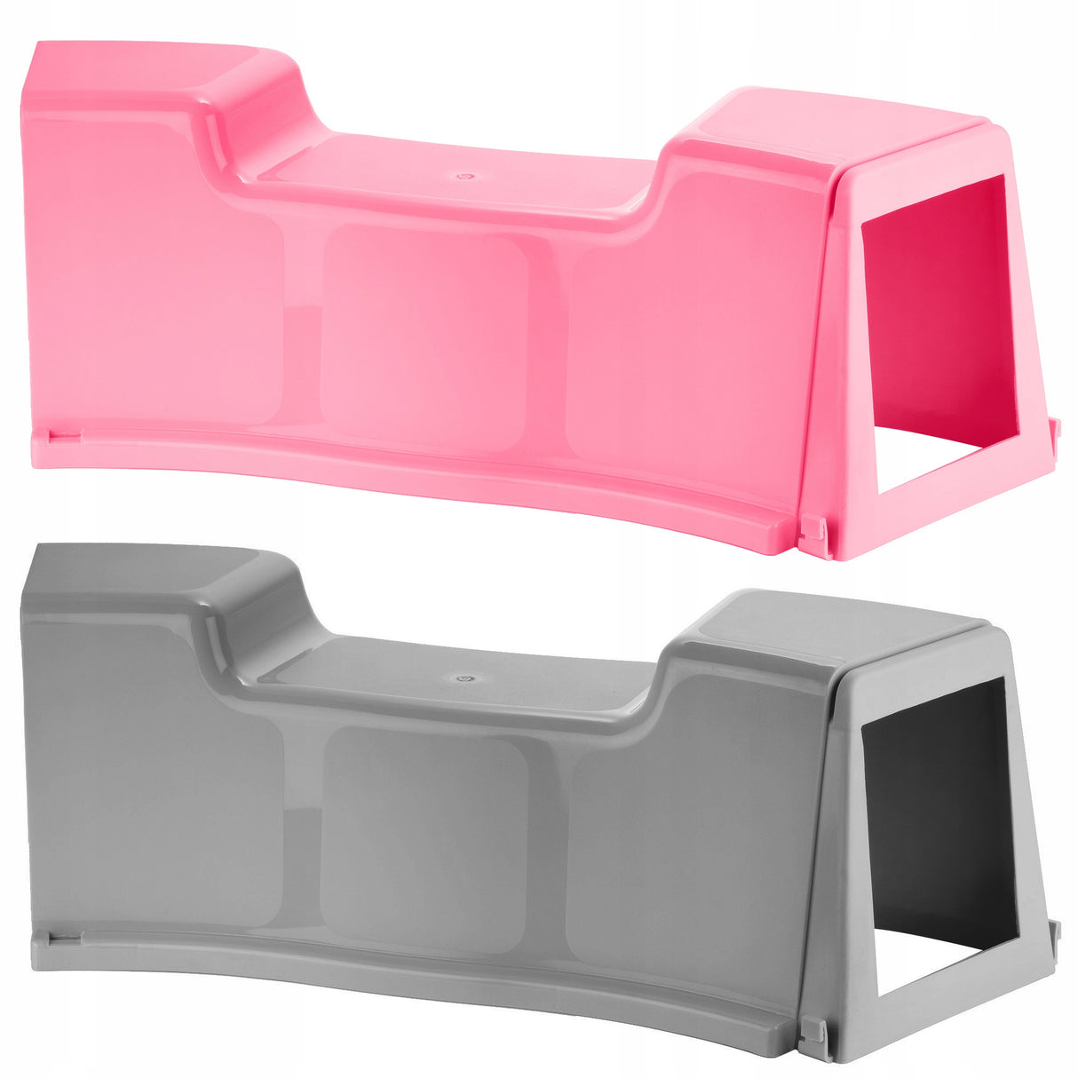 Duża Piaskownica Różowo Szara Plastikowa 12m + GRATIS + Dł 160Cm